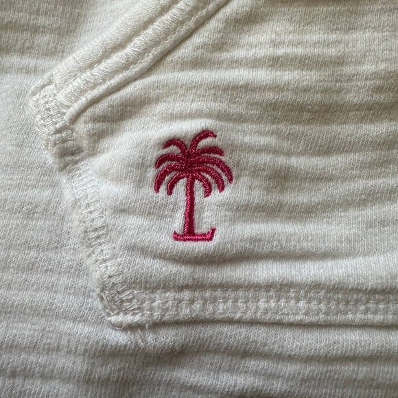 Lilly Pulitzer Popover Half-Zip Pouch Resort White Small - Picture 3 of 4